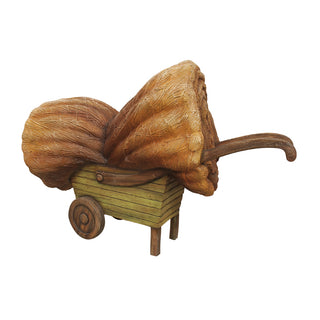 Wheel Barrow With Hay