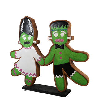 Gingerbread Frankenstein and Bride
