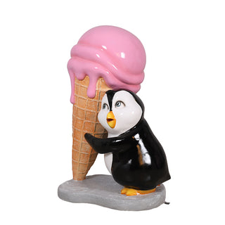 Penguin Carrying Ice Cream
