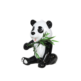 Panda Cub Eating Bamboo