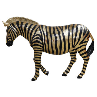 Zebra (black With A Stripes Of Golf Leaf)