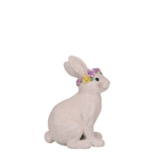WHITE BUNNY SITTING