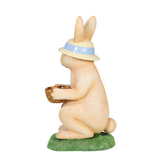 EASTER BUNNY HOLDING EASTER BASKET