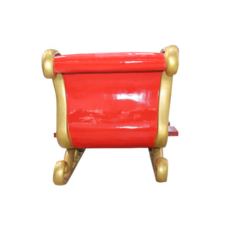 SANTA SLEIGH 4 SEATER (RED/GOLD)