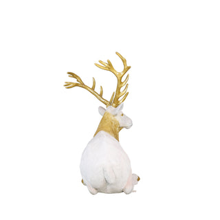 SITTING STAG (WHITE/GOLD)