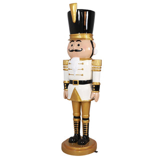 Nutcracker 180 Cm (white And Gold)