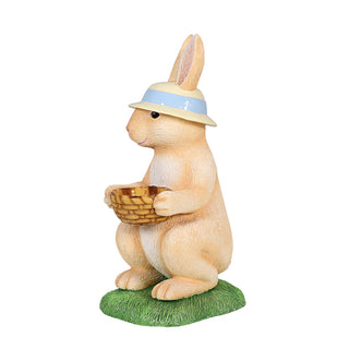 EASTER BUNNY HOLDING EASTER BASKET