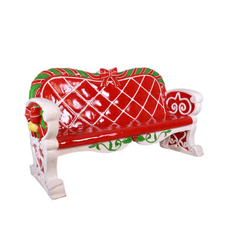 SANTA'S BENCH (RED AND WHITE)