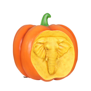 ELEPHANT CARVED PUMPKIN