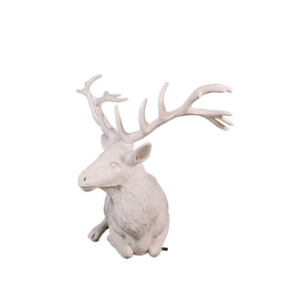 SITTING STAG (ALL WHITE)