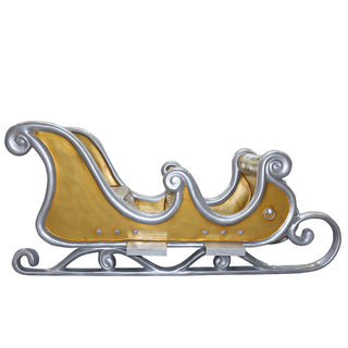 SANTA SLEIGH 4 SEATER (GOLD & SILVER)