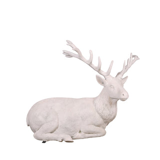 SITTING STAG (ALL WHITE)