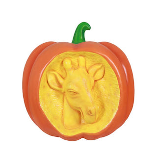 GIRAFFE CARVED PUMPKIN