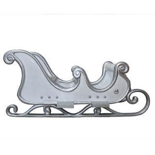 Santa Sleigh 4 Seater (White/silver)
