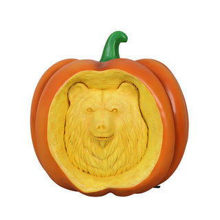 BEAR CARVED PUMPKIN