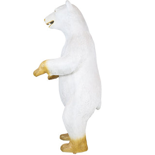 Catalog Christmas Props 2505-4002-3 POLAR BEAR STANDING (WHITE/GOLD)